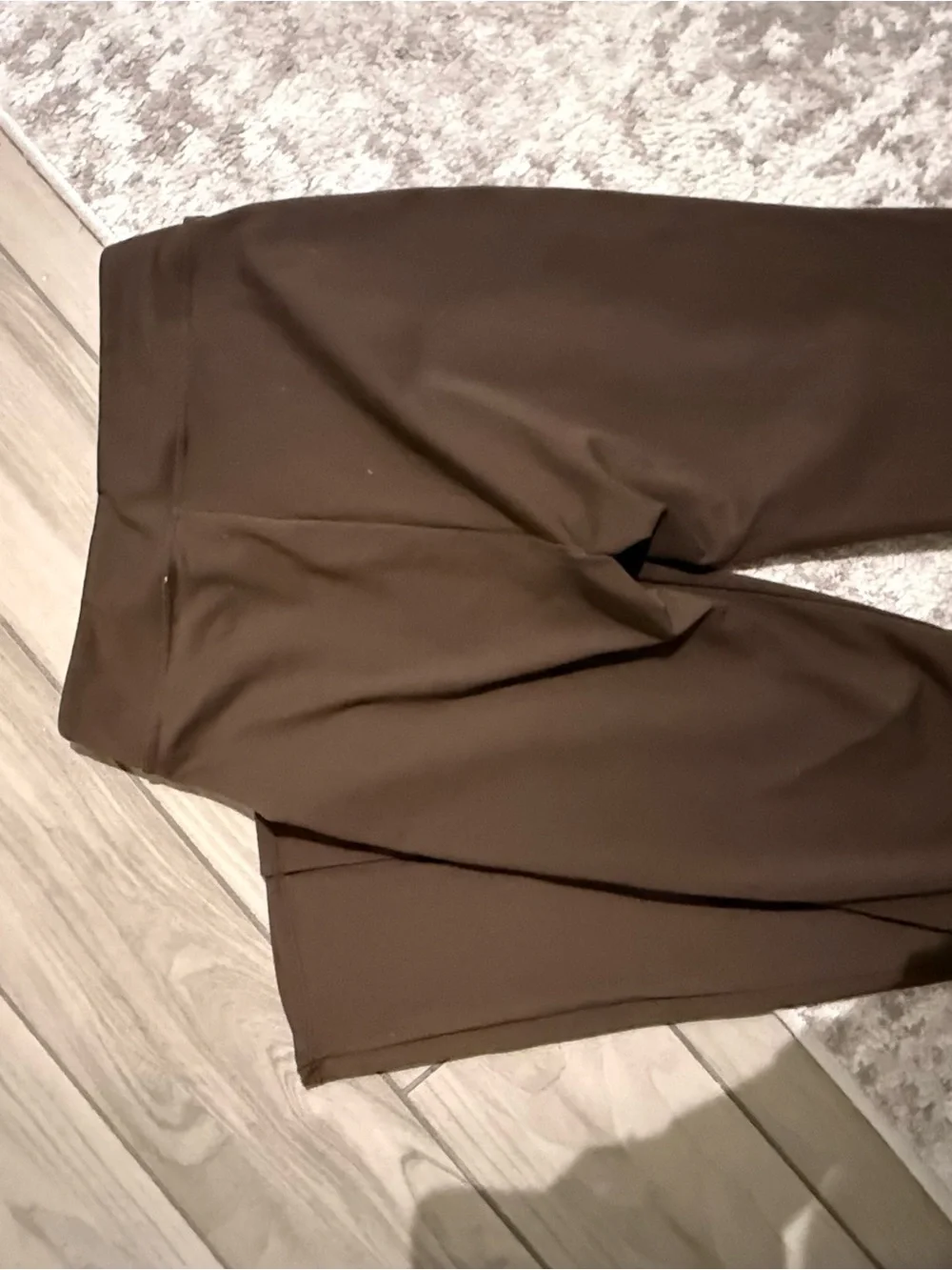 ALO Yoga Brown Split-Hem Boot Flare Pants
